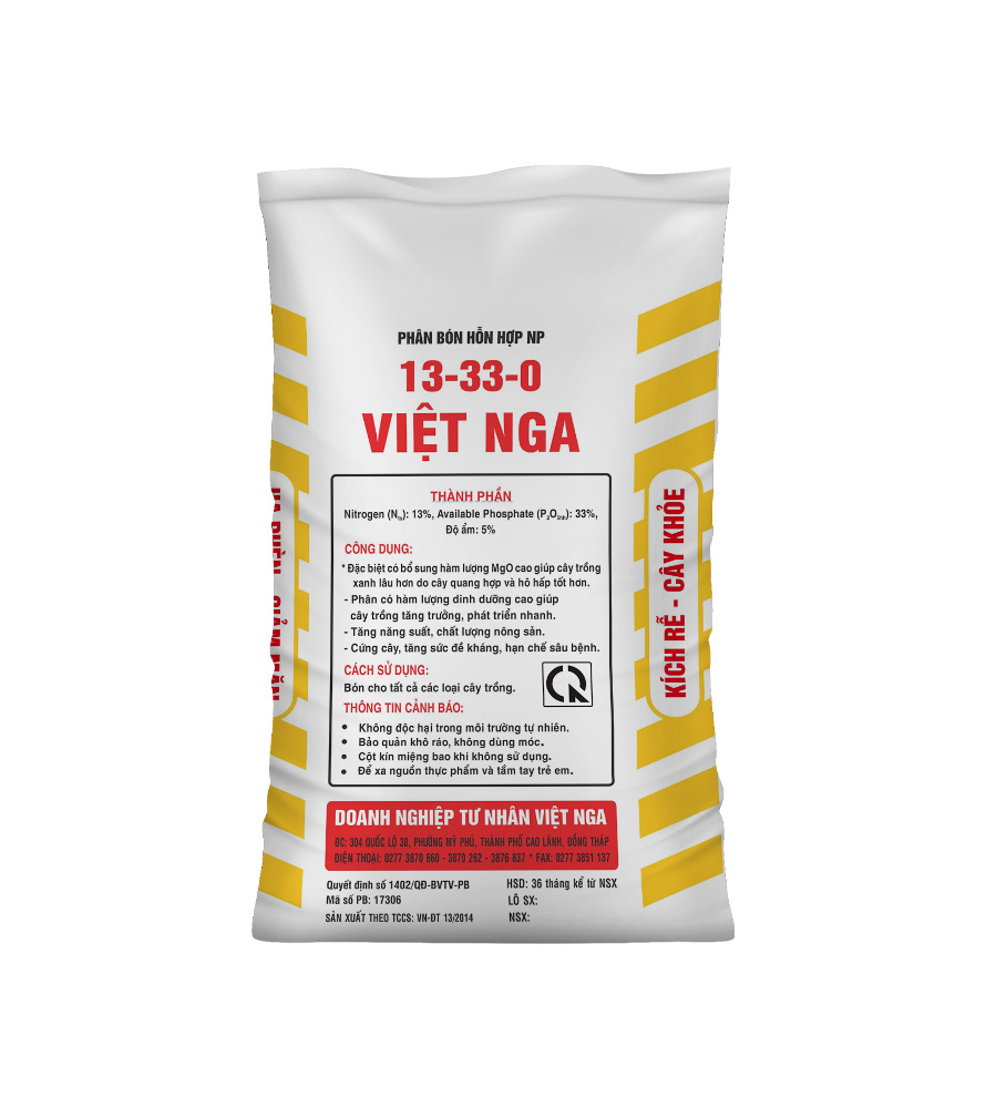 Phân Bón Hỗn Hợp NP 13-33-0