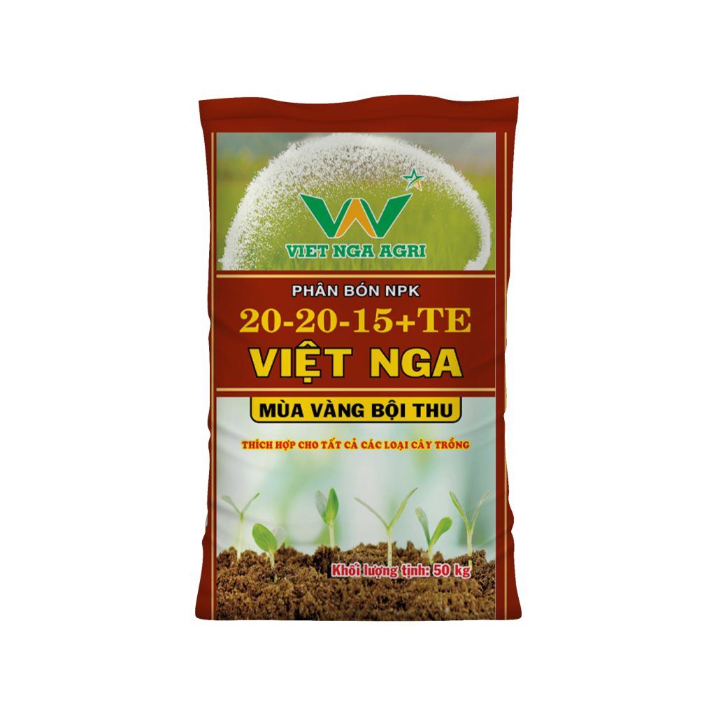 Phân bón NPK 20-20-15+TE Việt Nga