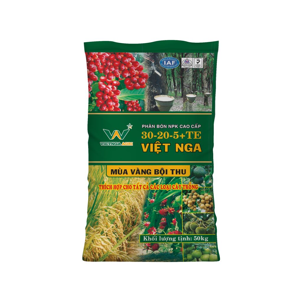 Phân bón NPK 30-20-5+TE Việt Nga