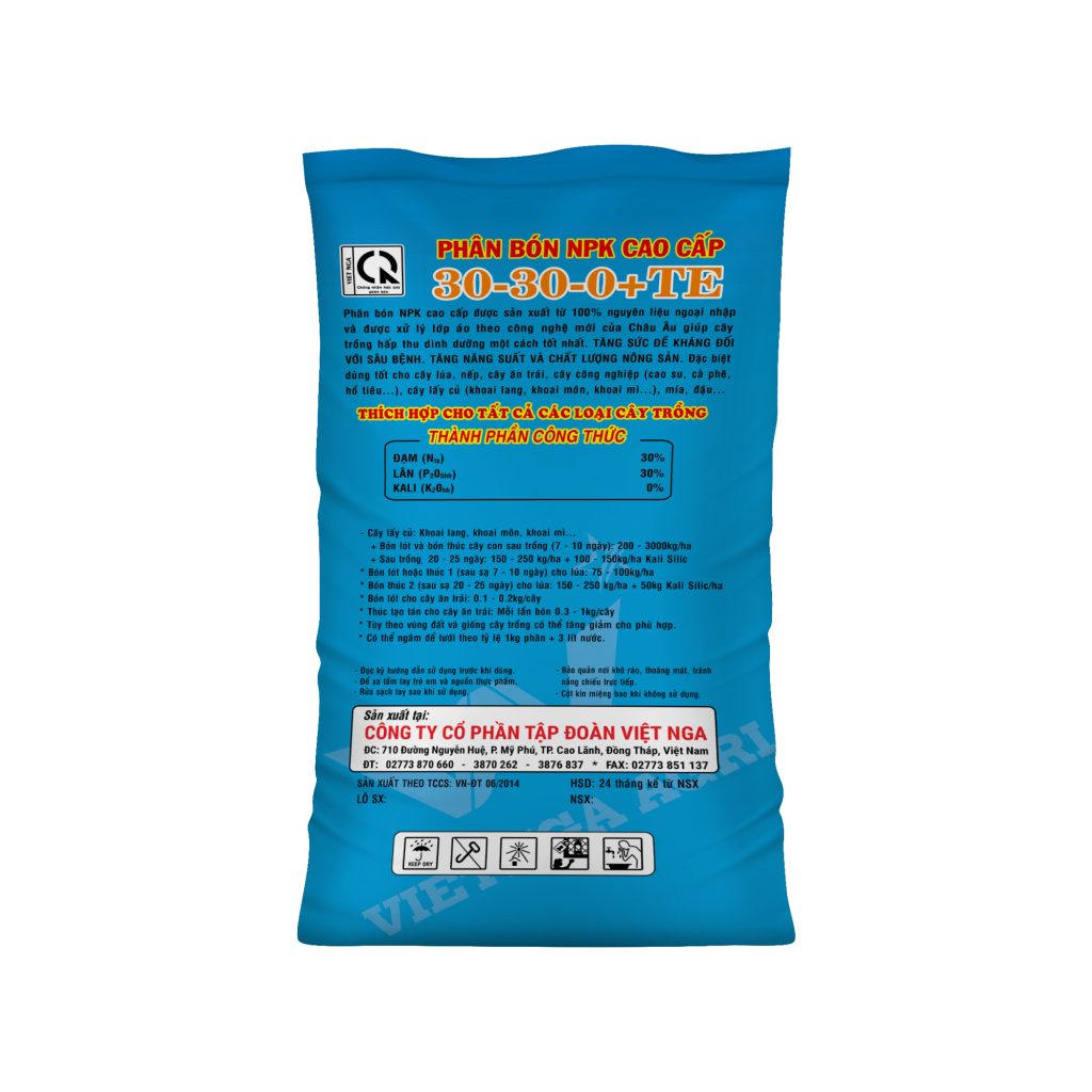 Phân bón NPK 30 - 30 - 0