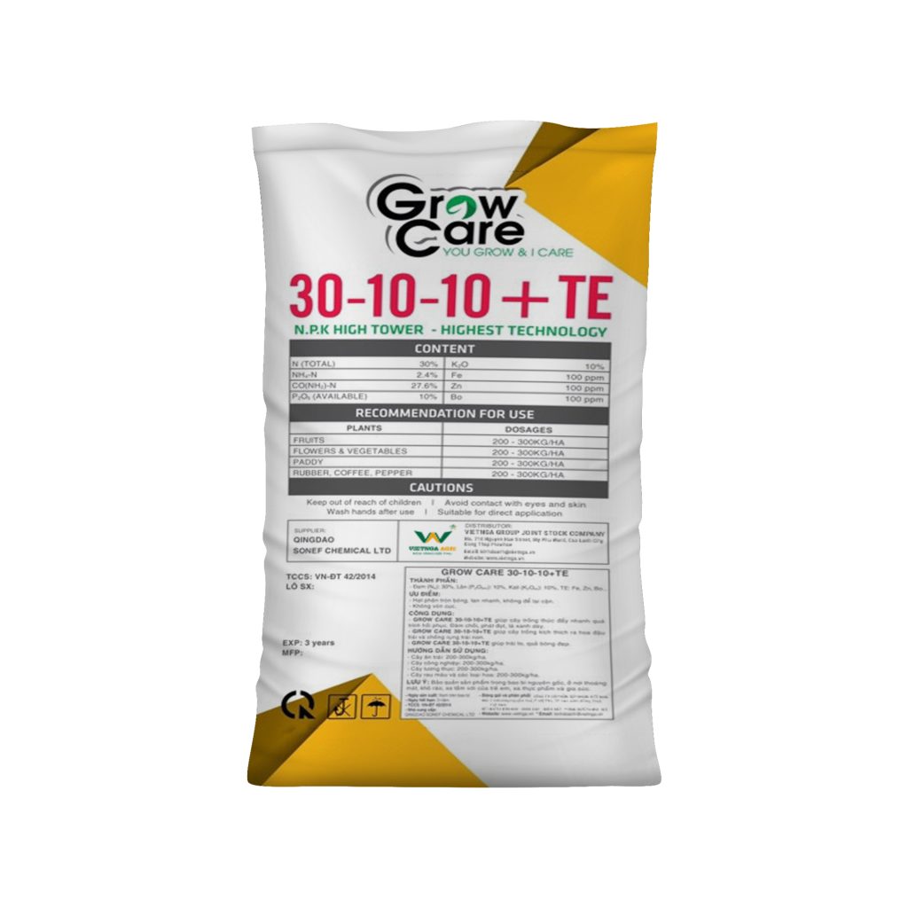 phân bón NPK 30-10-10 TE 