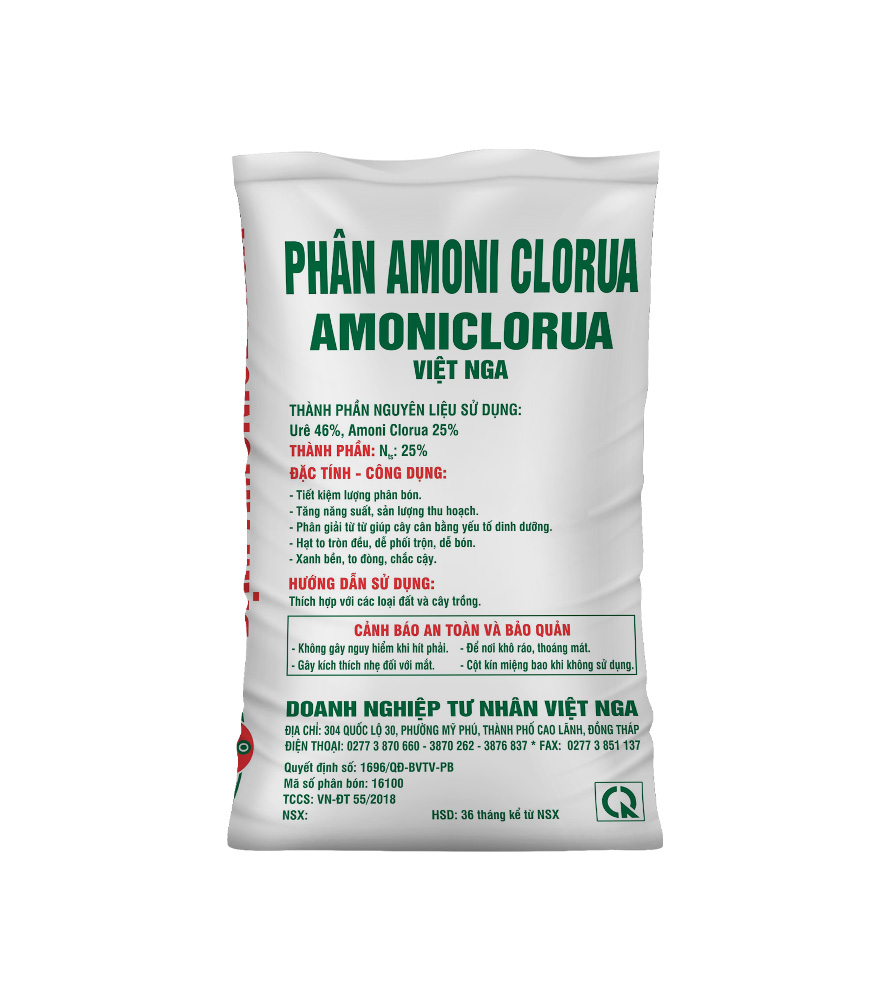 Phân Đạm Ammoni Clorua Việt Nga