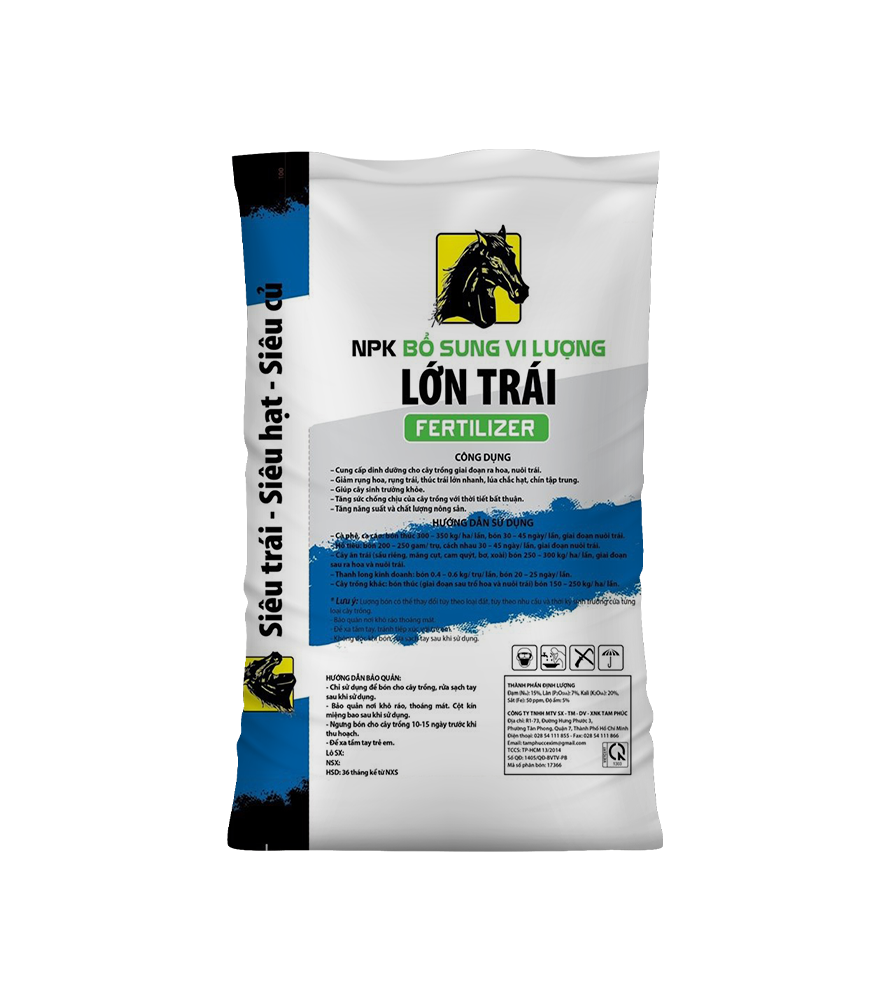 Phân bón NPK 15-7-20 TE