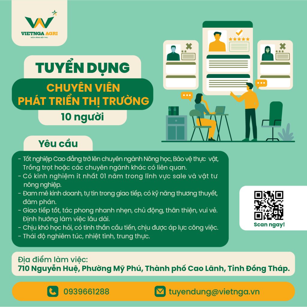 tuyển dụng chuyên viên phát triển thị trường