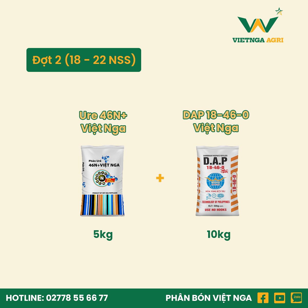 bón phân đơn đợt 2 việt nga
