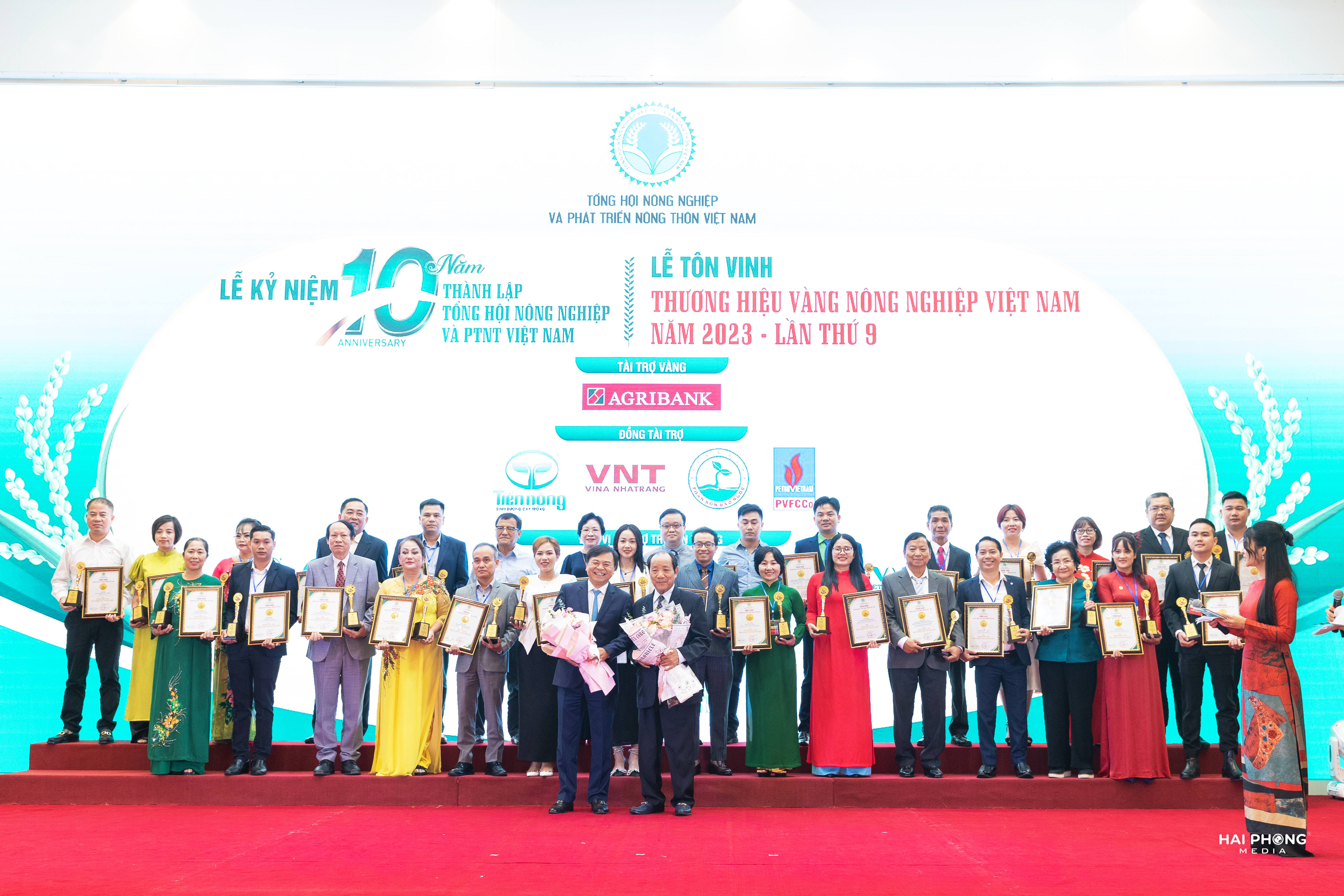 các doanh nghiệp nhận giải thương hiệu vàng nông nghiệp việt