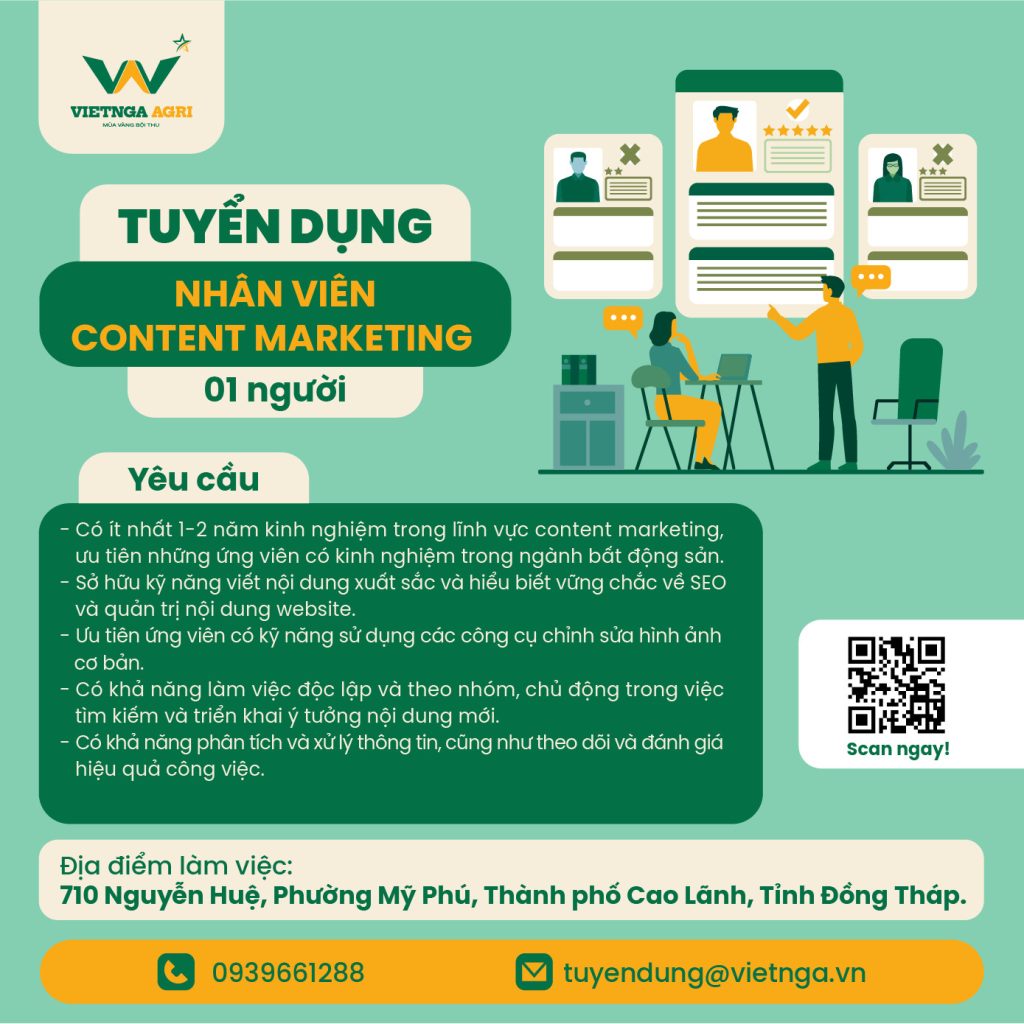 Tuyển dụng nhân viên content marketing